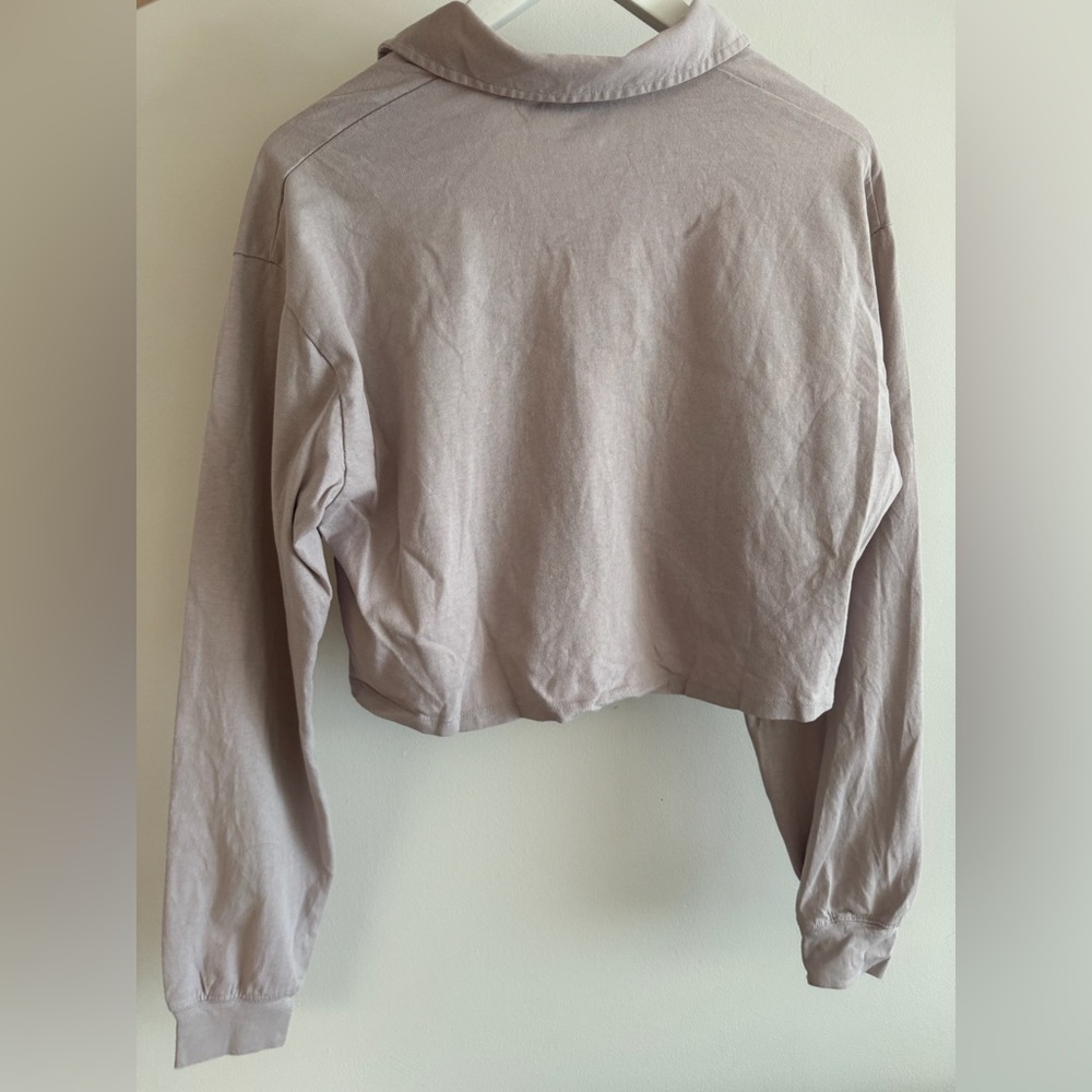 Sunday Best Light Pink Collared Shirt Small Aritzia - Picture 6 of 7